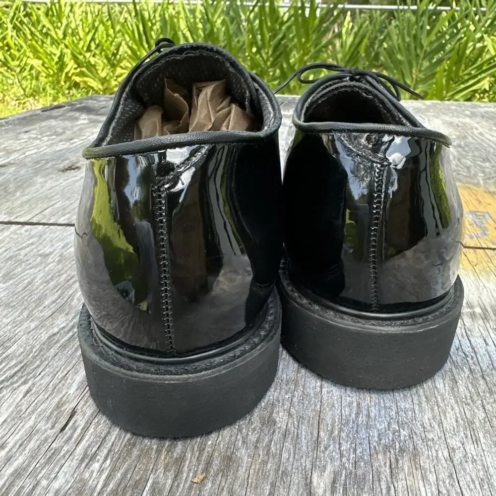 Military Bates Men’s 11.5 E Uniform Dress Shoes Vibram Black No Insoles 275